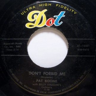 Pat Boone – Don't Forbid Me / Anastasia (7" Vinyl)