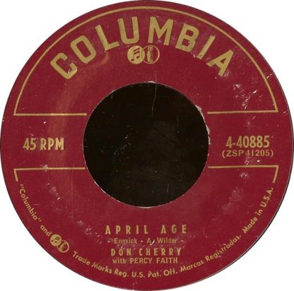 Don Cherry – April Age/Mr. Teardrop (7" Vinyl)