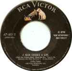 Eddie Fisher With Hugo Winterhalter's Orchestra And Chorus – A Man Chases A Girl (Until She Catches Him) / (I'm Always Hearing) Wedding Bells (7" Vinyl)