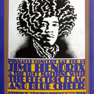 Jimi Hendrix | Experience 9 | Vintage Concert Posters (Poster)
