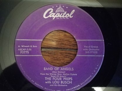 Four Preps, The With Lou Busch And His Orchestra – Band Of Angels/How About That? (7" Vinyl)