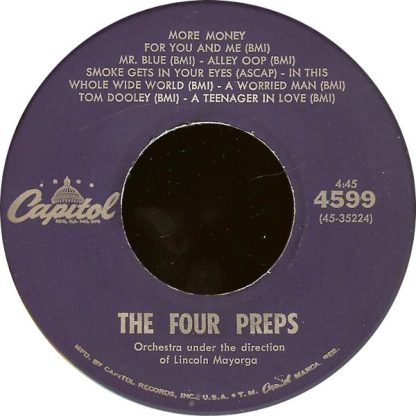 Four Preps, The – More Money For You And Me / Swing Down Chariot (7" Vinyl)