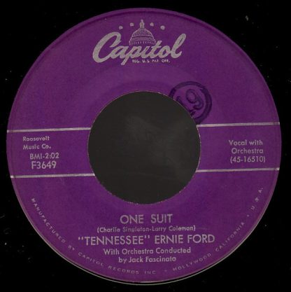 Tennessee Ernie Ford – One Suit / The Watermelon Song (7" Vinyl)