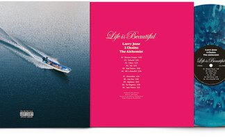 Larry June - Life Is Beautiful [Explicit Content] (Parental Advisory Explicit Lyrics, Indie Exclusive, Colored Vinyl, Blue, Limited Edition)