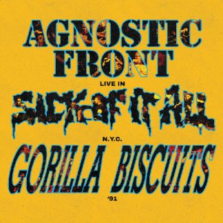 AGNOSTIC FRONT / GORILLA BISCUITS / SICK OF IT ALL - Live In N.Y.C. '91  (Colored Vinyl)