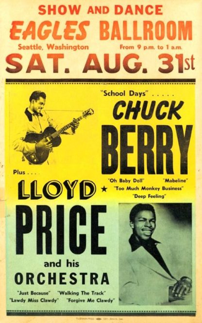 Chuck Berry & Lloyd Price (Poster)