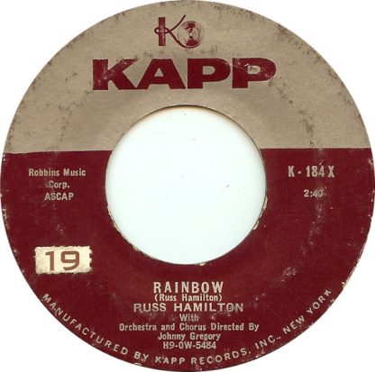 Russ Hamilton – Rainbow / We Will Make Love (7" Vinyl)