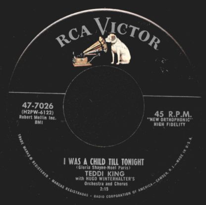 Teddi King – I Was A Child Till Tonight / Then It Starts Again (7" Vinyl)
