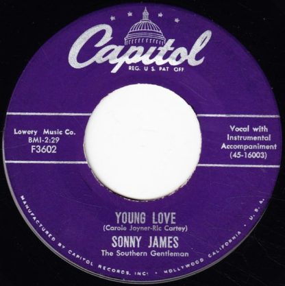 Sonny James The Southern Gentleman – Young Love / You're The Reason I'm In Love (7" Vinyl)