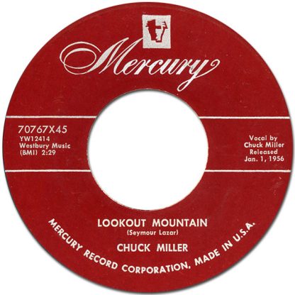 Chuck Miller – Lookout Mountain / Boogie Blues (7" Vinyl)
