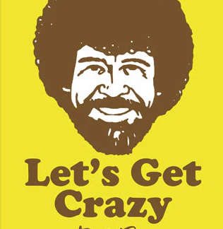 Bob Ross - Crazy (Magnet)