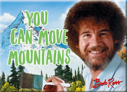 Bob Ross - Mountains (Magnet)