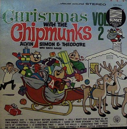 The Chipmunks: Alvin, Simon & Theodore With David Seville – Christmas With The Chipmunks Vol. 2 (Vinyl)