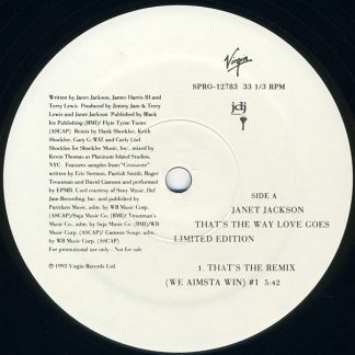 Janet Jackson – That's The Way Love Goes (Vinyl)