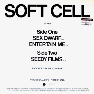 Soft Cell – Sex Dwarf / Entertain Me / Seedy Films (Vinyl)