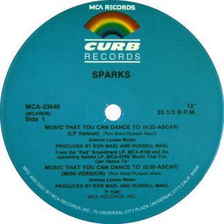Sparks – Music That You Can Dance To (Vinyl)