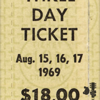 Woodstock - Ticket (Magnet)