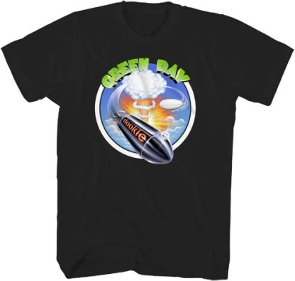 Green Day - Dookie Rocket - (Black, Size Large, Adult Shirt)