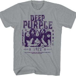 Deep Purple - Concert Dance 1972 (Gray, Adult Shirt)