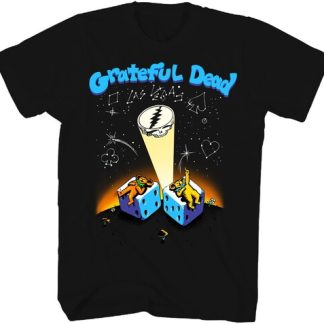 Grateful Dead - Las Vegas Sphere Bears & Dice T-Shirt (Black, Extra Large, Adult Shirt)