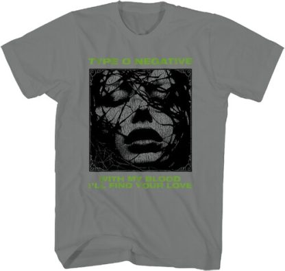 Type O Negative - Find Your Love T-Shirt (Charcoal, Adult Shirt)