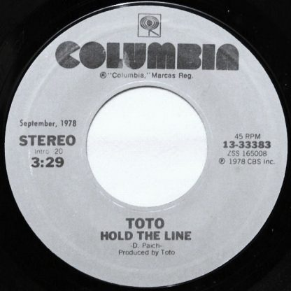 Toto – Hold The Line / I'll Supply The Love (7" Vinyl)