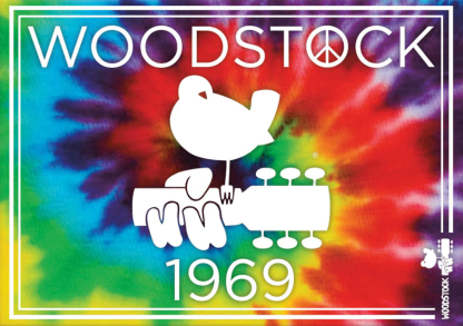 Woodstock - Tie Dye (Magnet)