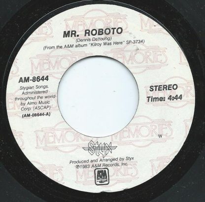 Styx – Mr. Roboto / Don't Let It End (7" Vinyl)