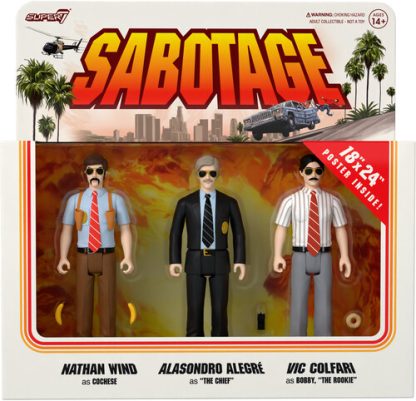 Super7 - Beastie Boys - ReAction - Sabotage 3PK (Collectible, Figure, Action Figure)