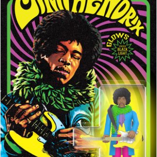 Super7 - Jimi Hendrix ReAction - Jimi Hendrix (Blacklight) [Are You Experienced] (Collectible, Figure, Action Figure)