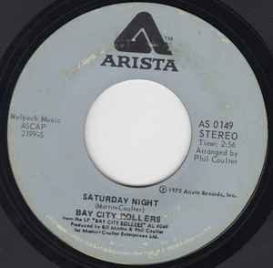 Bay City Rollers – Saturday Night / Marlina (7")