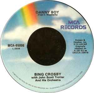 Bing Crosby – Danny Boy / Dear Little Boy Of Mine (7" Vinyl)