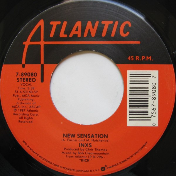 INXS – New Sensation / Guns In The Sky (Kookaburra Mix) (7" Vinyl)