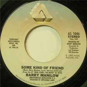 Barry Manilow – Some Kind Of Friend / Heaven (7" Vinyl)