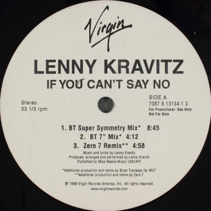 Lenny Kravitz – If You Can't Say No (Vinyl)
