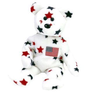 TY Beanie Baby - GLORY the Star Bear