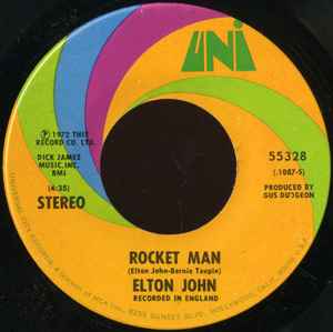 Elton John – Rocket Man / Suzie (Dramas) (7" Vinyl)