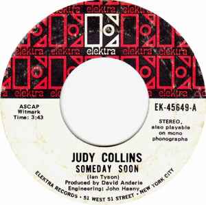 Judy Collins – Someday Soon / My Father (7" Vinyl)