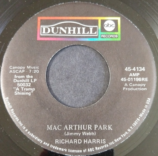 Richard Harris – Mac Arthur Park / Didn't We (7" Vinyl)