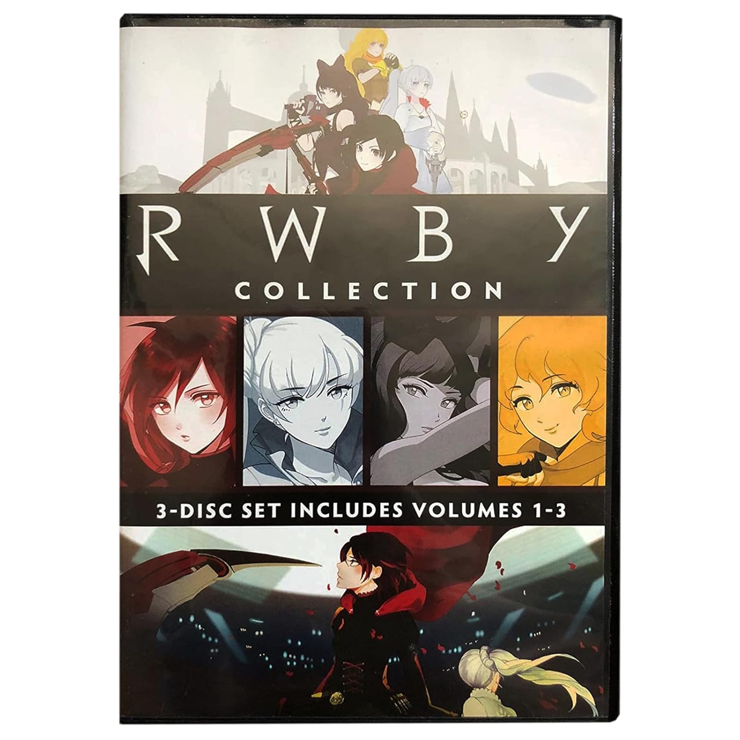 RWBY Collection Vol 1-3 (DVD 3 Disc set)