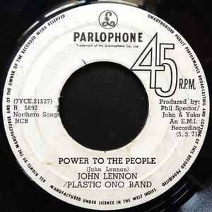 John Lennon / Yoko Ono / Plastic Ono Band* – Power To The People / Open Your Box (7" Vinyl)