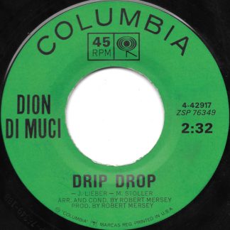 Dion Di Muci – Drip Drop/No One's Waiting For Me (7" Vinyl)