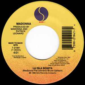 Madonna – La Isla Bonita / Open Your Heart (7" Vinyl)