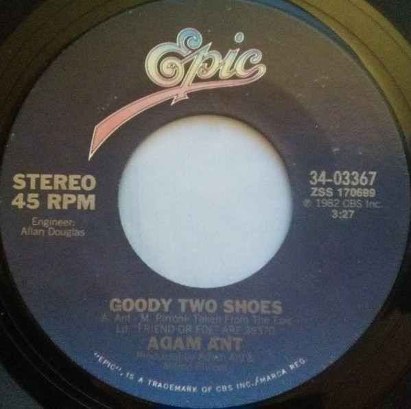 Adam Ant – Goody Two Shoes / Crackpot History (7" Vinyl)