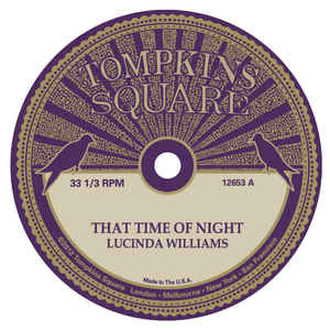 Lucinda Williams / Michael Chapman ‎– That Time Of Night