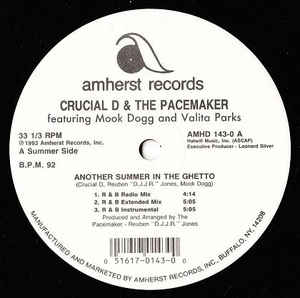 Crucial D & The Pacemaker featuring Mook Dogg and Valita Parks ‎– Another Summer In The Ghetto