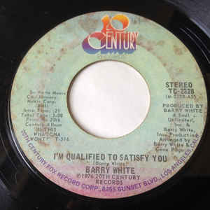 Barry White – I'm Qualified To Satisfy You