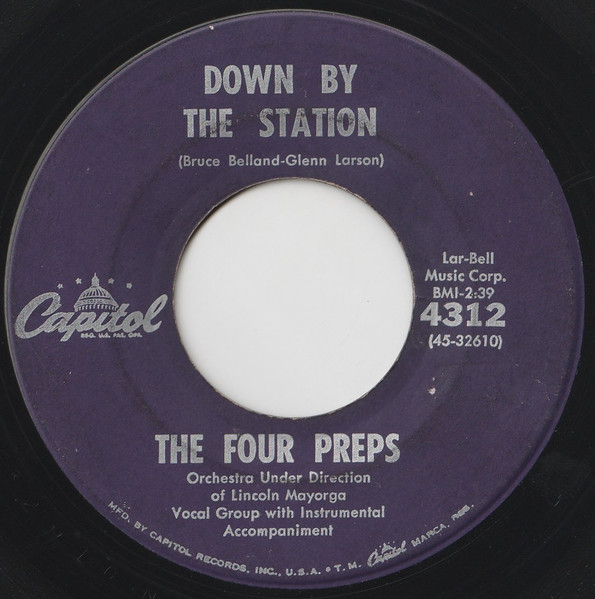 Four Preps, The – Down By The Station / Listen Honey (I'll Be Home) (7" Vinyl)