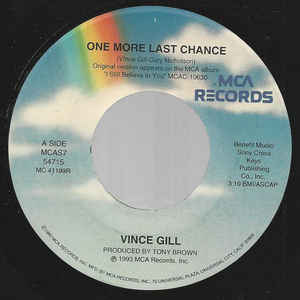 Vince Gill ‎– One More Last Chance