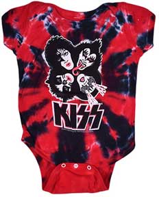 KISS - BURST BABY ONESIE